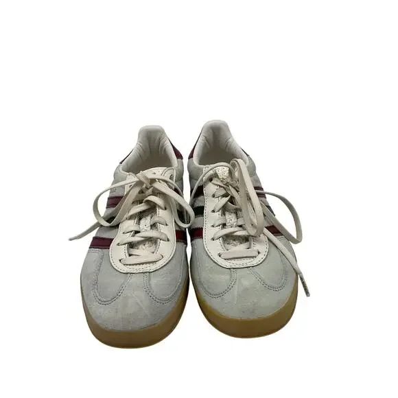 Adidas 'Gazelle' Grey Suede Indoor Shoes Size 6.5 Men, Womens 8 - Picture 4 of 7